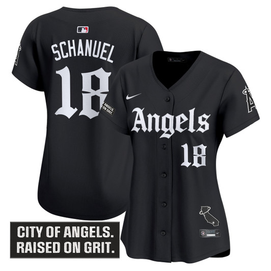 Gothic Halo Los Angeles Angels Women'S ' Edition' Vapor Premier Limited Jersey