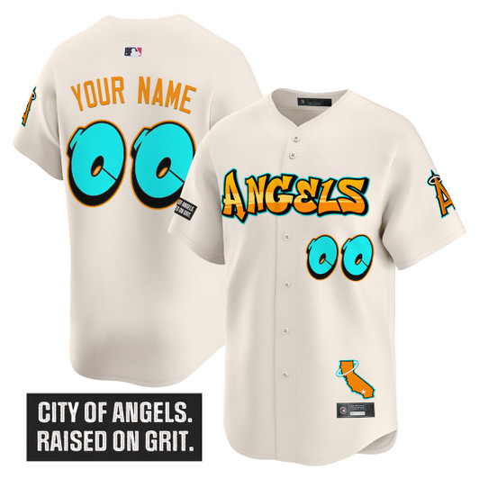 Los Angeles Angels 'Graffiti Halo Drop Edition' Vapor Premier Limited Custom Jersey