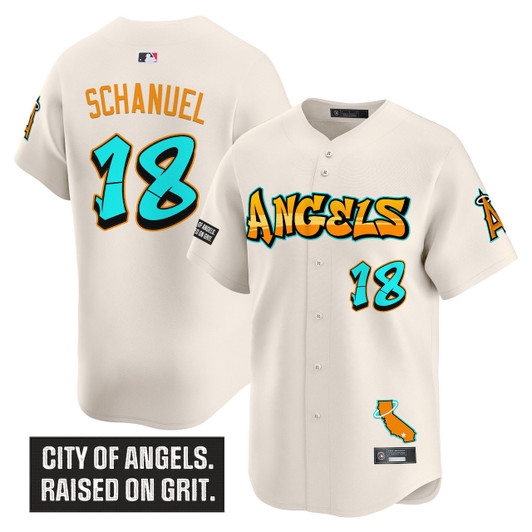 Los Angeles Angels Men Graffiti Halo Drop Edition Vapor Premier Limited Jersey