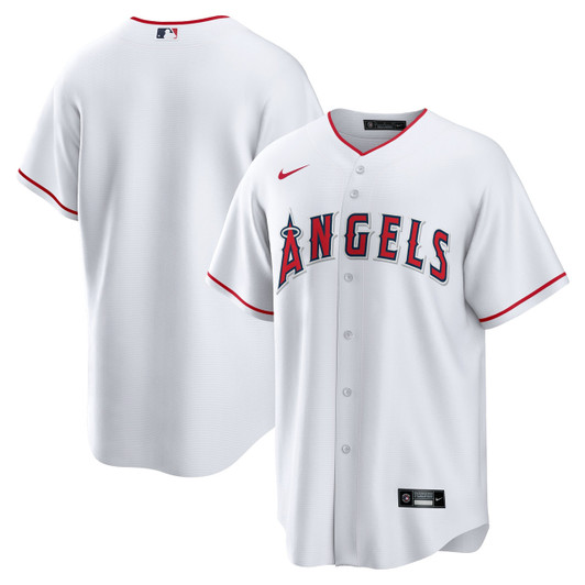 Los Angeles Angels Nike Men'S Home Blank Limited Jersey - White