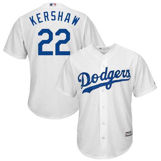 Clayton Kershaw #22 Los Angeles Dodgers Majestic Limited Cool Base Player Jersey - White