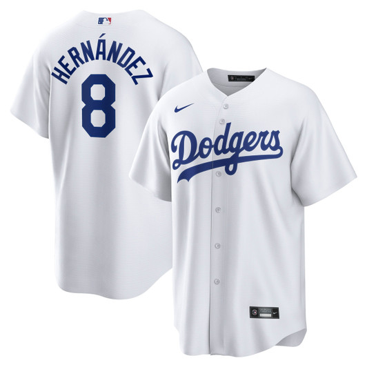 Enrique Hernandez #8 Los Angeles Dodgers Nike Home Limited Player Jersey - White