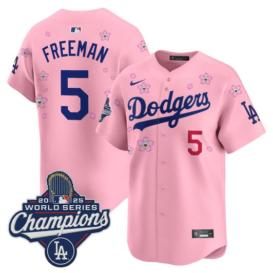 Freddie Freeman #5 Los Angeles Dodgers 2025 World Series Champions Limited Jersey