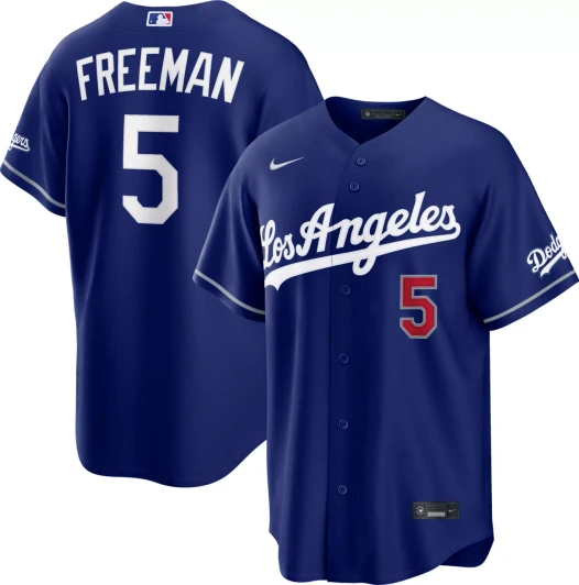 Freddie Freeman #5 Los Angeles Dodgers Nike Men'S Alternate Limited Jersey - Royal Blue