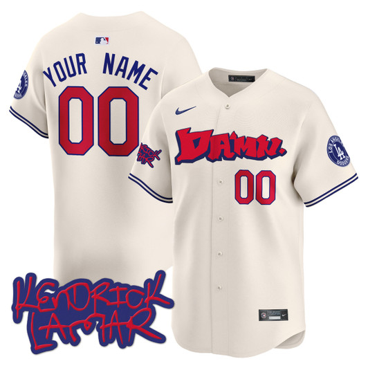 Kendrick Lamar Los Angeles Dodgers Vapor Premier Limited Custom Jersey