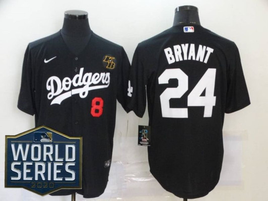 Kobe Bryant #24 Los Angeles Dodgers 2020 Arrival Limited Jersey - Black