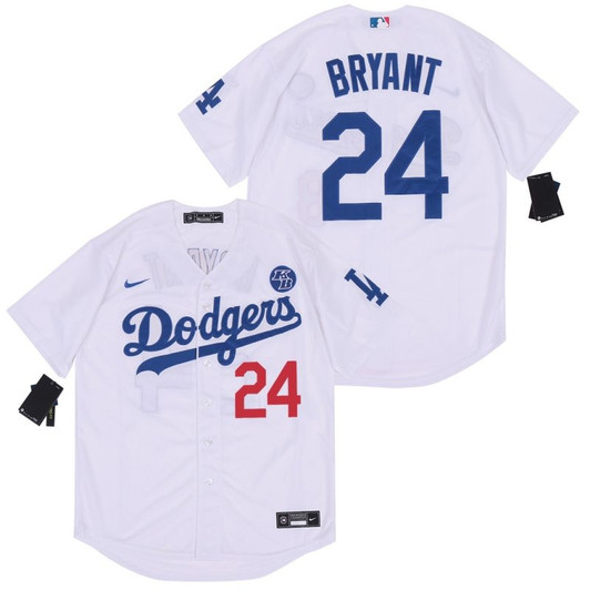 Kobe Bryant #24 Los Angeles Dodgers 2020 Limited Jersey - White