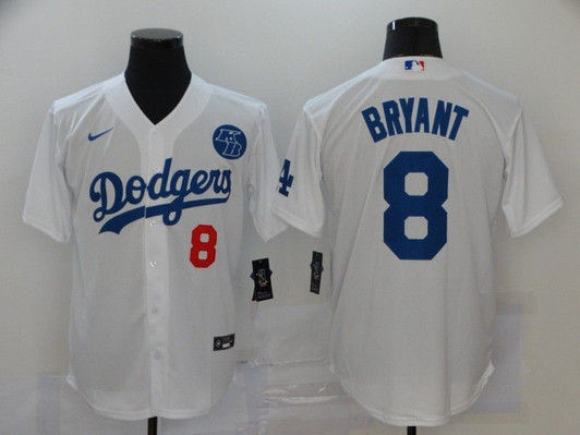 Kobe Bryant #8 Los Angeles Dodgers 2020 Tribute Limited Jersey - White