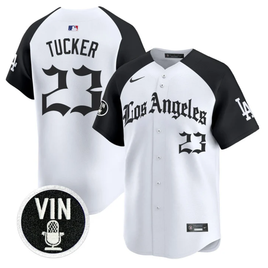 Kyle Tucker #23 Los Angeles Dodgers La Gothic Style Vapor Limited Jersey