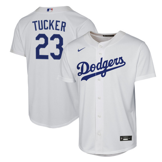 Kyle Tucker #23 Los Angeles Dodgers Nike Youth Home Limited Jersey - White