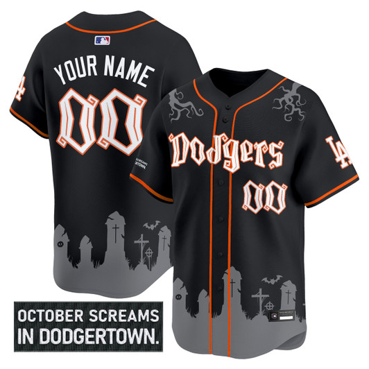 Los Angeles Dodgers 'Halloween Edition' Premier Limited Custom Jersey