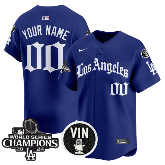 Los Angeles Dodgers 2025 La Gothic Style Vapor Premier Limited Custom Jersey