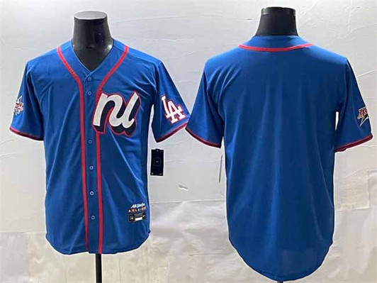 Los Angeles Dodgers 2025 National League Blank All-Star Edition Limited Sti Jersey - Blue
