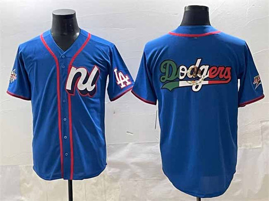 Los Angeles Dodgers 2025 National League Team Big Logo All-Star Edition Lim Limited Jersey - Blue