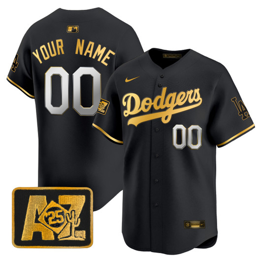 Los Angeles Dodgers 2025 Spring Training Patch Vapor Premier Limited Custom Jersey