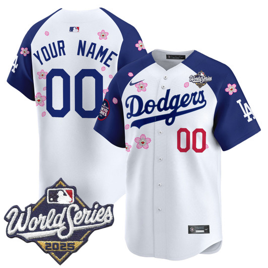 Los Angeles Dodgers 2025 World Series X Tokyo Series Vapor Premier Limited V2 Custom Jersey