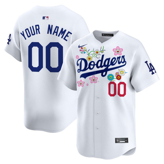 Los Angeles Dodgers 2025 X Takashi Murakami Vapor Premier Limited Custom Jersey