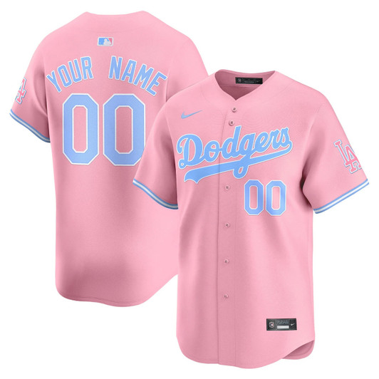 Los Angeles Dodgers Custom Bubblegum Limited Jersey - Pink