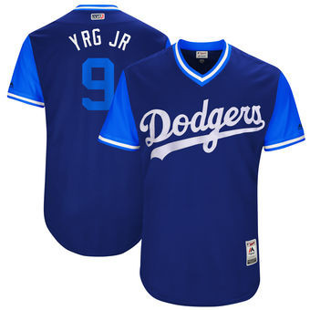Los Angeles Dodgers Majestic Mens 2017 Yasmani Grandal Yrg Jr Players Weekend Authentic Jersey - Royal