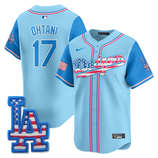 Los Angeles Dodgers Men 2025 Fourth Of July Vapor Premier Limited Jersey