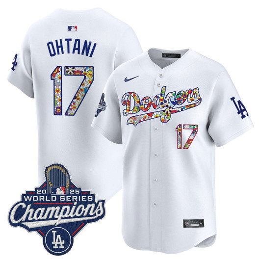 Los Angeles Dodgers Men 2025 World Series Champions X Takashi Murakami Vapor Premier Limited Jersey