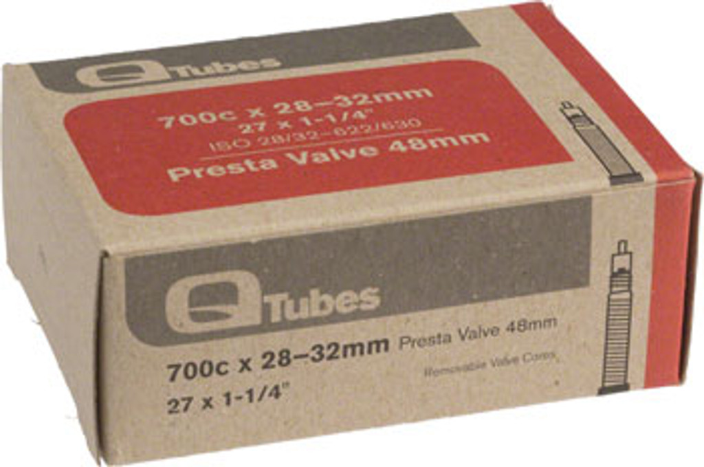 Q-Tubes 700c x 28-32mm 48mm Presta Valve Tube