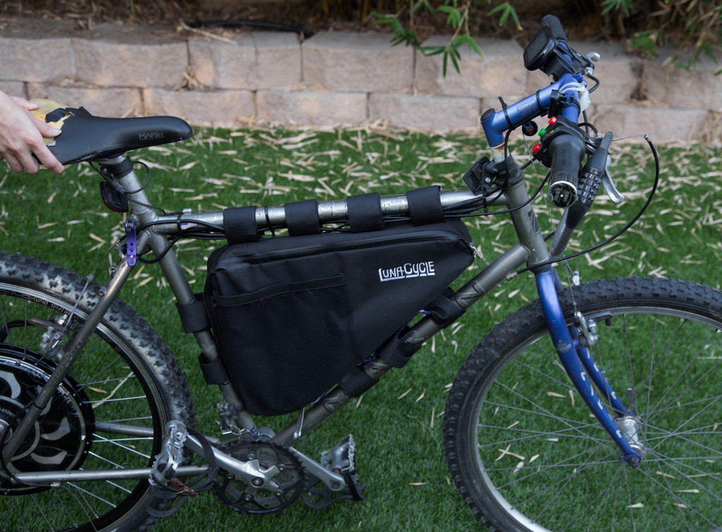 Luna Cycles Triangle Battery Bag Velcro