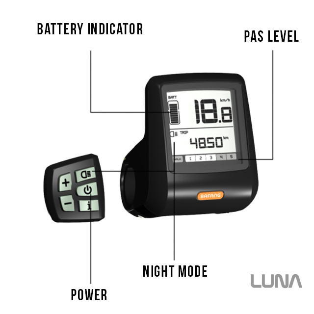Bafang Display DPC-07 - Luna Cycle
