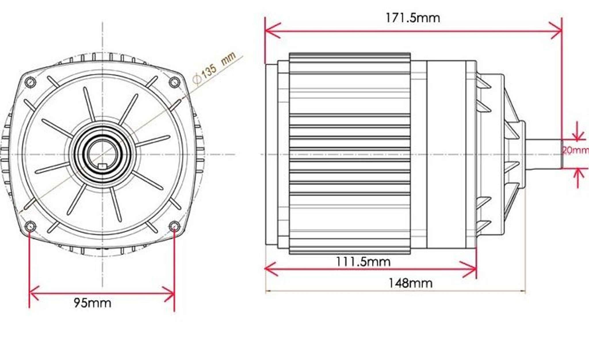 3000 watt mid drive kit