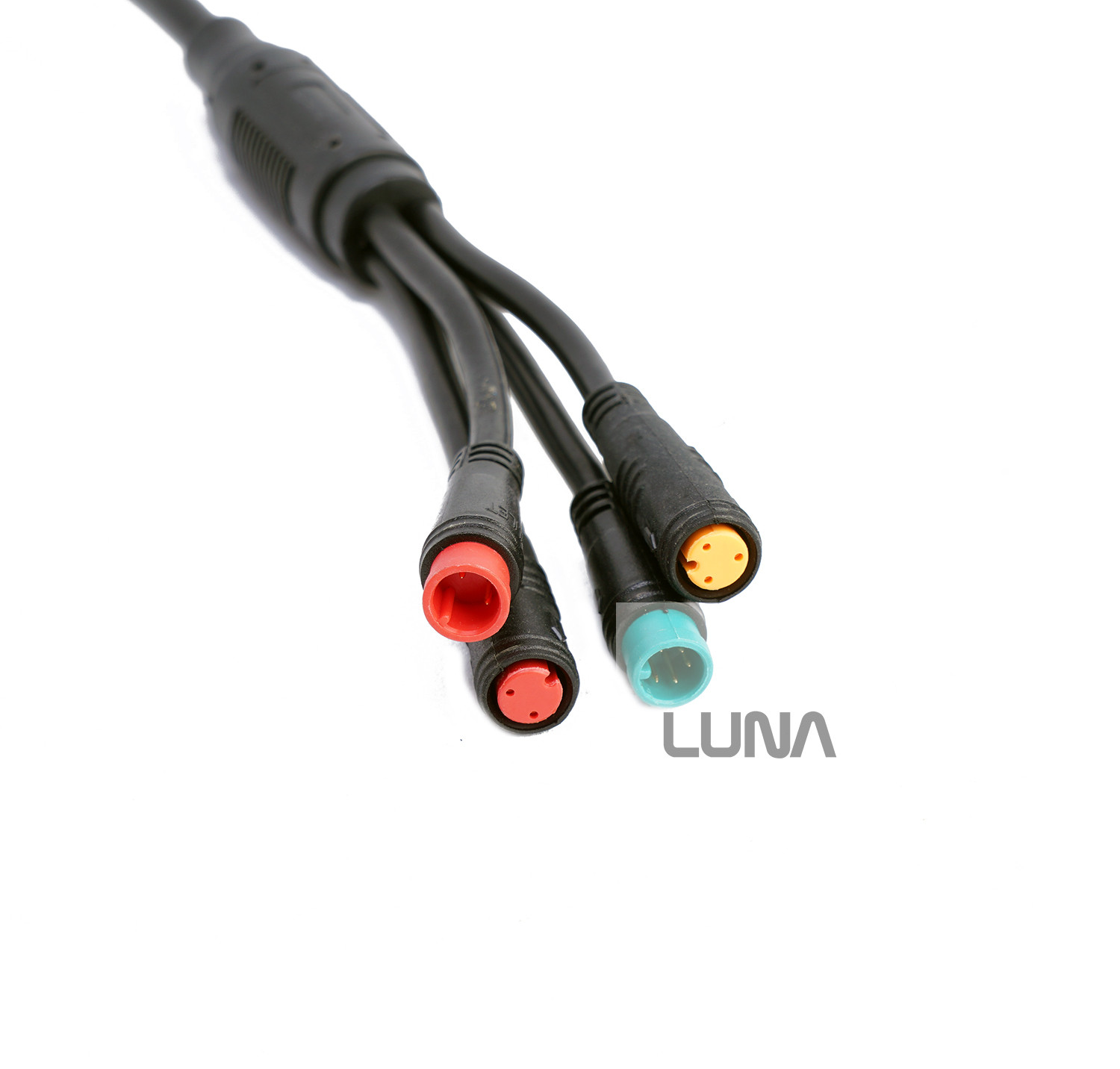 Generic Ebike 5 Cable Wiring Harness with Julet Connectors - Luna Cycle