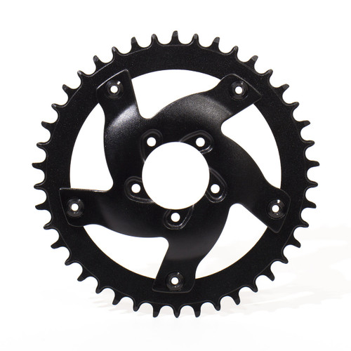 BBSHD Steel/Aluminum Chainring Adapter and Sprocket