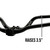 Luna 3.5 Inch  Riser Handlebars