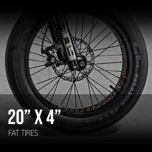 20" x 4" E-Bike Fat Boy Tires