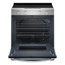 Whirlpool® 30-inch Electric Smart Range with No Preheat Mode and Steam Clean YWSES3330TS