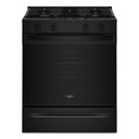 Whirlpool® 30-inch Gas Smart Range with No Preheat Mode and Steam Clean WSGS3330TB