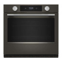 Kitchenaid® 30-inch Smart Electric Single Wall Oven with Intelligent Cooking Camera - Black Ore KOES930SBE