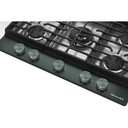 Kitchenaid® Gas-on-Metal Cooktop with an Integrated Wok Grate and CookShield™ Finish KCGK730SJP