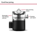 KitchenAid Go™ Cordless Citrus Juicer - battery included KCJR161BM