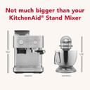 Kitchenaid® Semi Automatic Espresso Machine with Burr Grinder KES6551SX