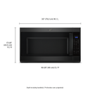 2.1 cu. ft. Over the Range Microwave with Steam cooking YWMH53521HB