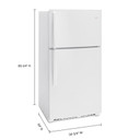 Whirlpool® 33" Wide Top-Freezer Refrigerator with Optional EZ Connect Icemaker Kit WRT541SZDW