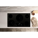 Whirlpool® 36-inch Electric Ceramic Glass Cooktop with Triple Radiant Element WCE97US6KB