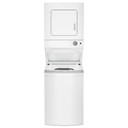 Whirlpool® 1.8 cu.ft I.E.C. Electric Stacked Laundry Center 6 Wash cycles and AutoDry™ YWET4024HW