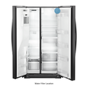 Whirlpool® 36-inch Wide Counter Depth Side-by-Side Refrigerator - 21 cu. ft. WRS571CIHB