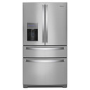 Whirlpool® 36-inch Wide 4 Door Refrigerator with Prep and Store Bins - 26 Cu. Ft. WRMF7736PZ