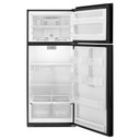 Whirlpool® 28-inch Wide Refrigerator Compatible With The EZ Connect Icemaker Kit – 18 Cu. Ft. WRT518SZFB