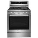 Kitchenaid® 30-Inch 5-Burner Gas Convection Range KFGG500ESS