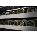 Kitchenaid® 24" Beverage Center with Glass Door and Metal-Front Racks and PrintShield™ Finish KUBL314KBS