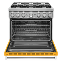 KitchenAid® 36'' Smart Commercial-Style Dual Fuel Range with 6 Burners KFDC506JYP