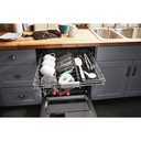 Kitchenaid® 44 dBA Dishwasher with FreeFlex™ Third Rack and LED Interior Lighting KDTM804KBS